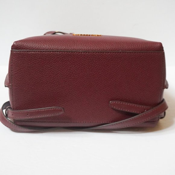 Michael Kors Emilia Medium Backpack Pebbled Leather Merlot main image 6